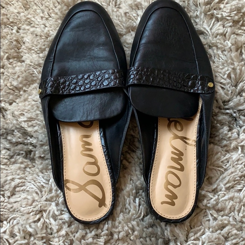 Beautiful leather Sam Edelman mules